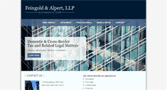 Desktop Screenshot of feingoldalpert.com